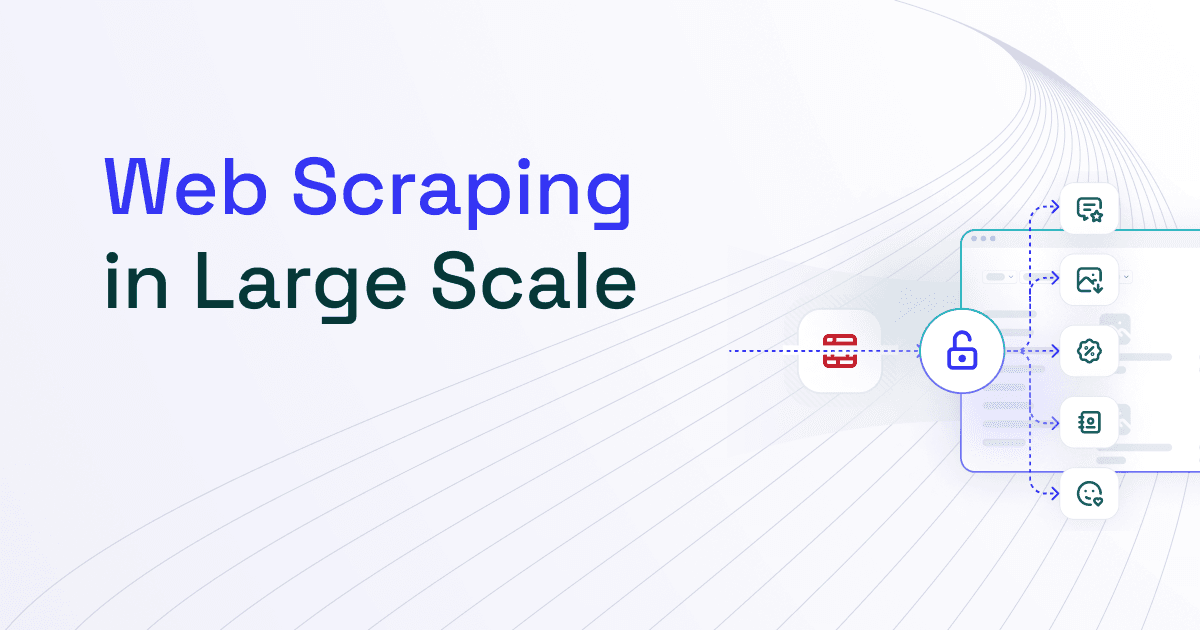 Large-scale web data scraping for strategic analysis
